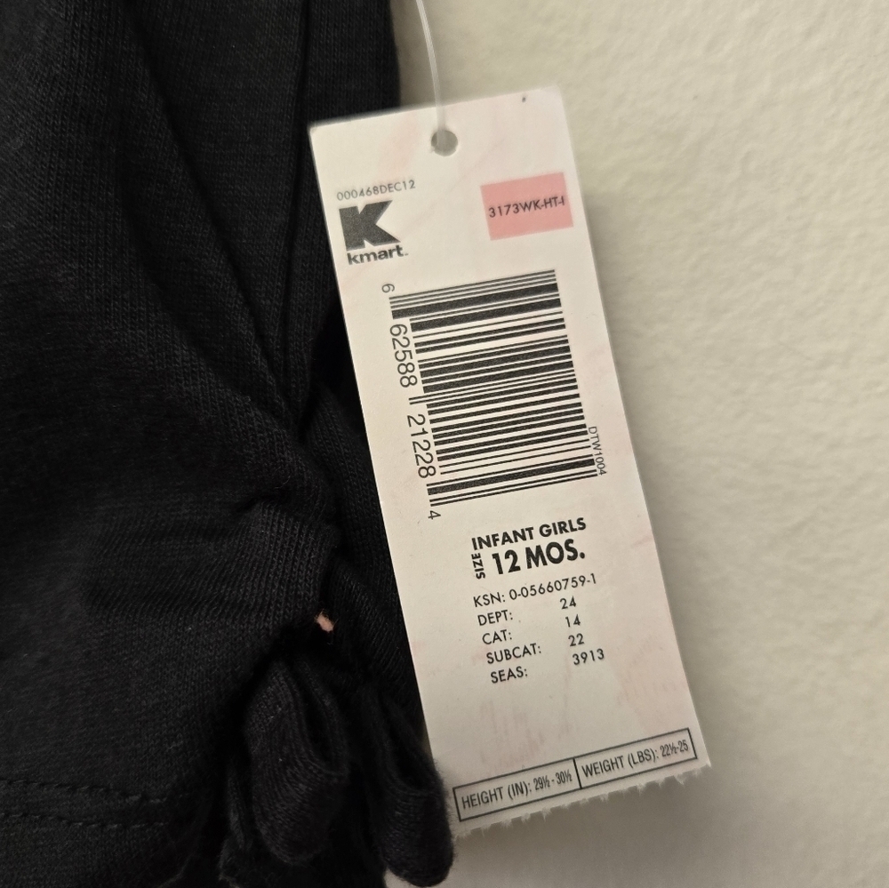 Wonderkids Black Bow Shorts 12M - Picture 4 of 5